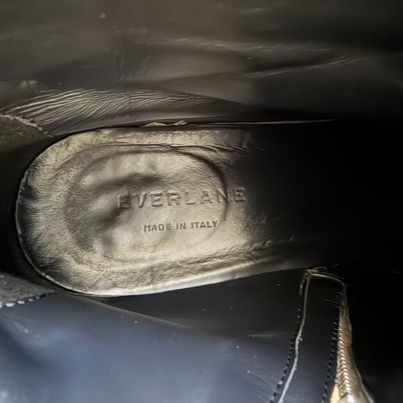 Everlane Boss Boot in Pebbled Leather Taupe Size 8.5 - Picture 5 of 6